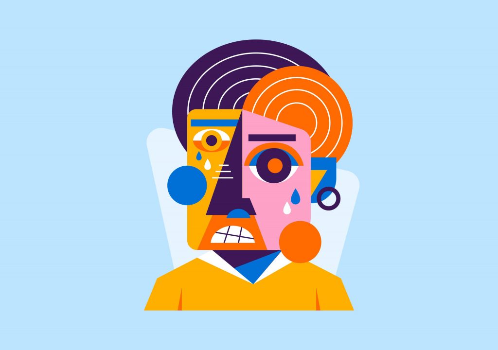 Flat design portrait - Impeka WordPress theme